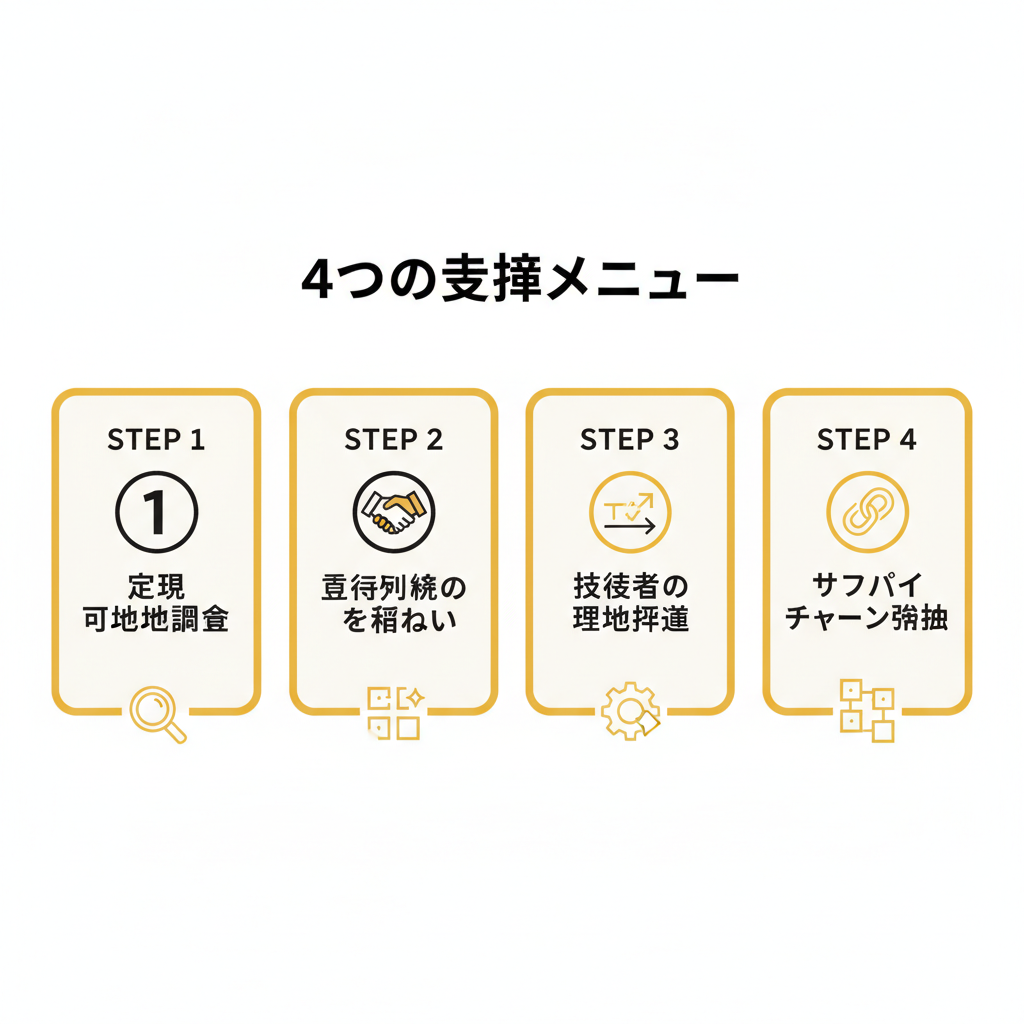 4つの支援メニュー