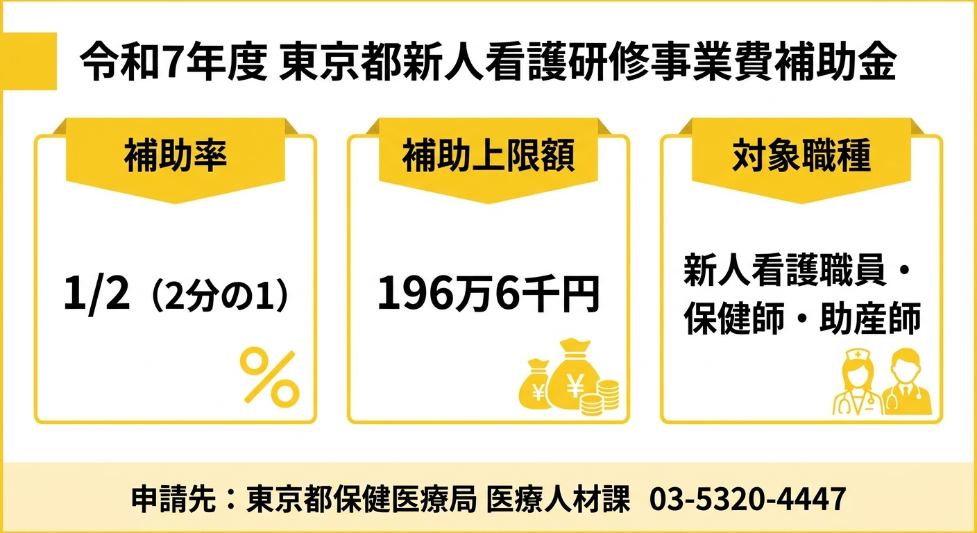 令和7年度 東京都新人看護研修事業費補助金 制度概要