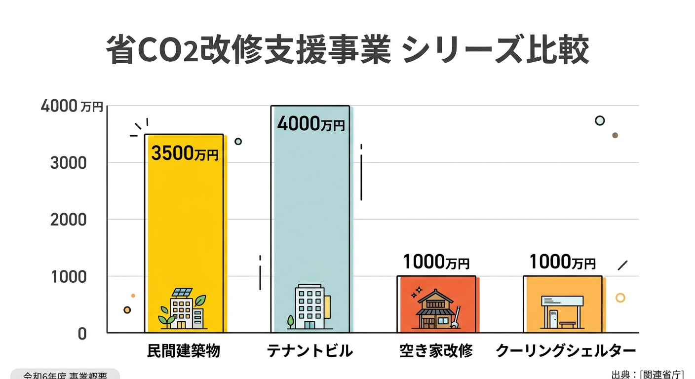 省CO2改修支援事業 シリーズ比較グラフ