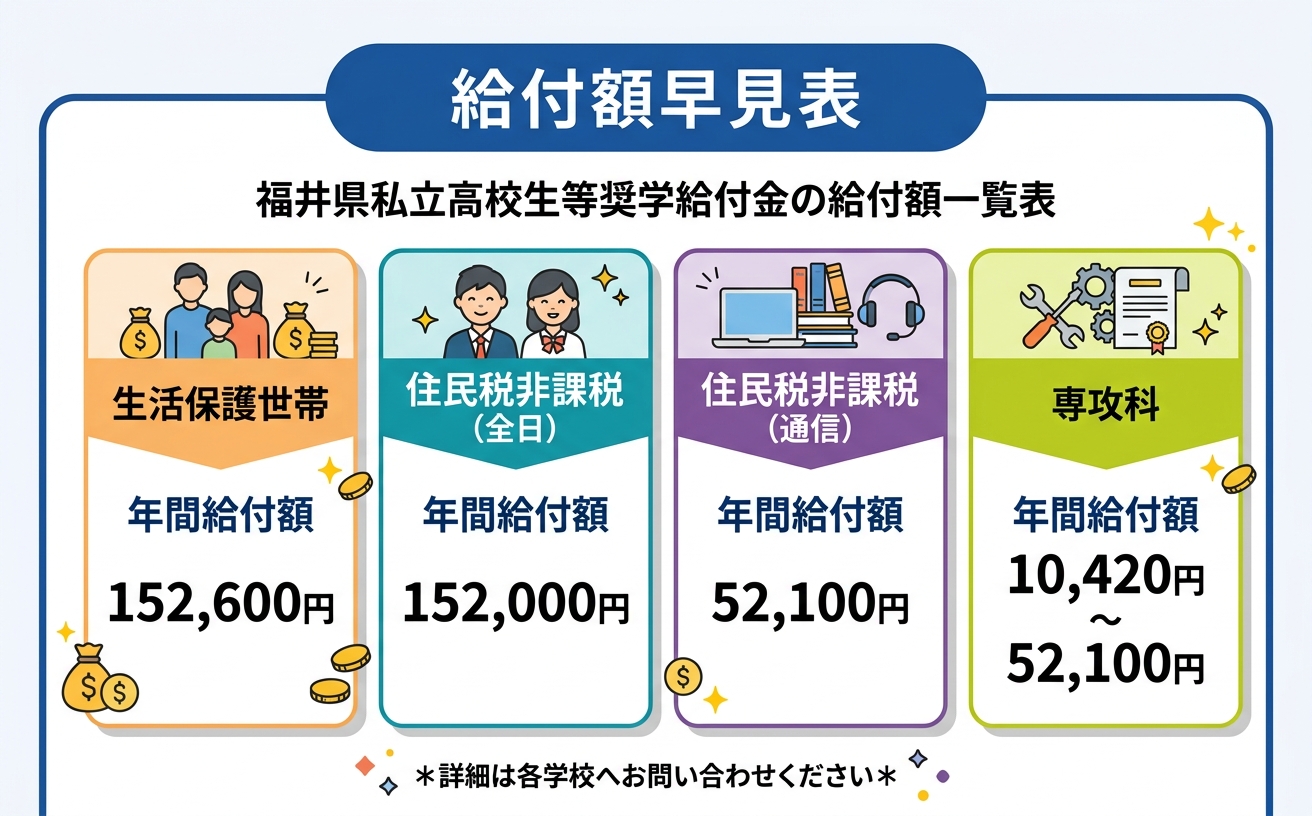 給付額早見表