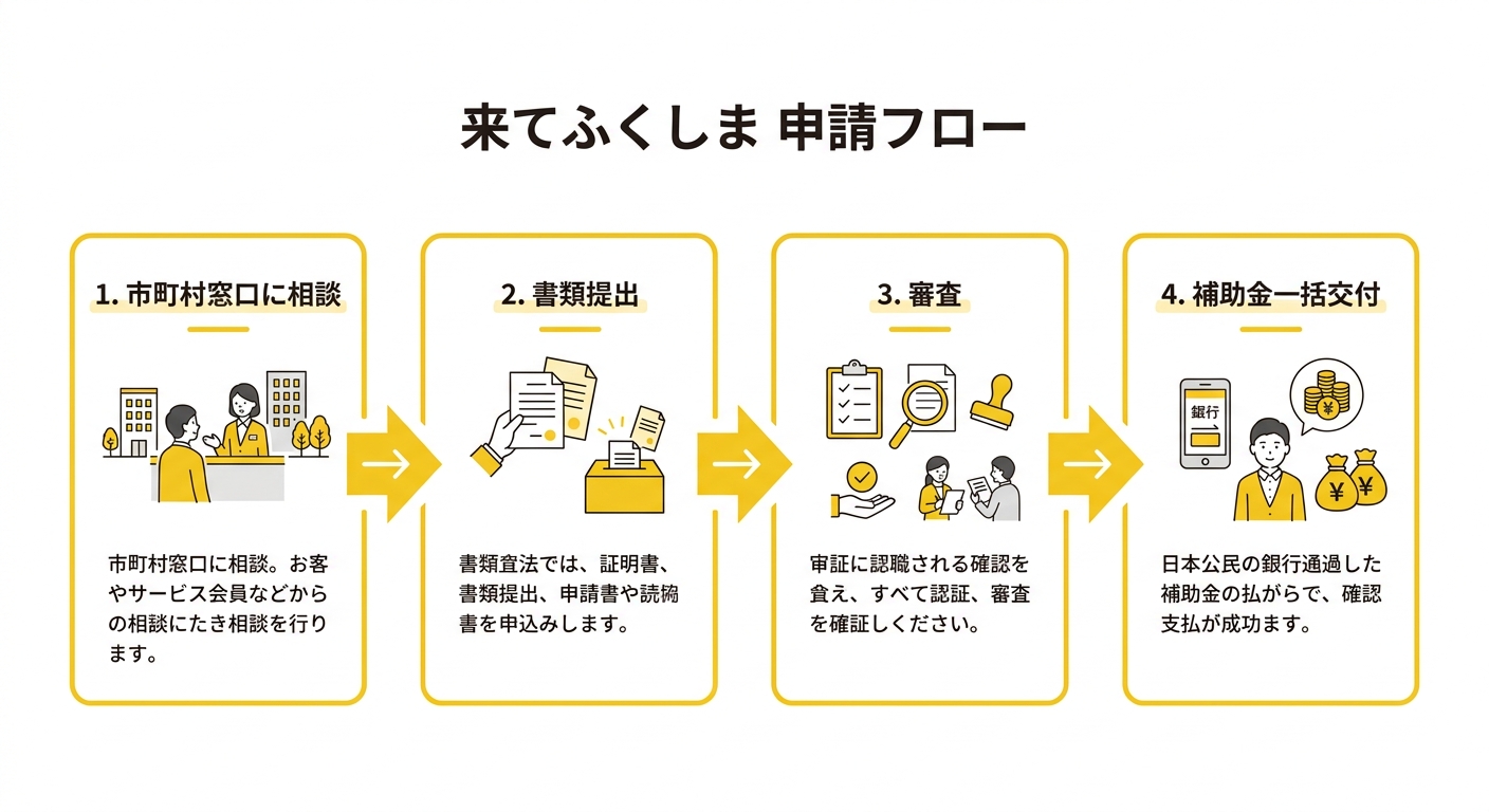 申請フロー図解