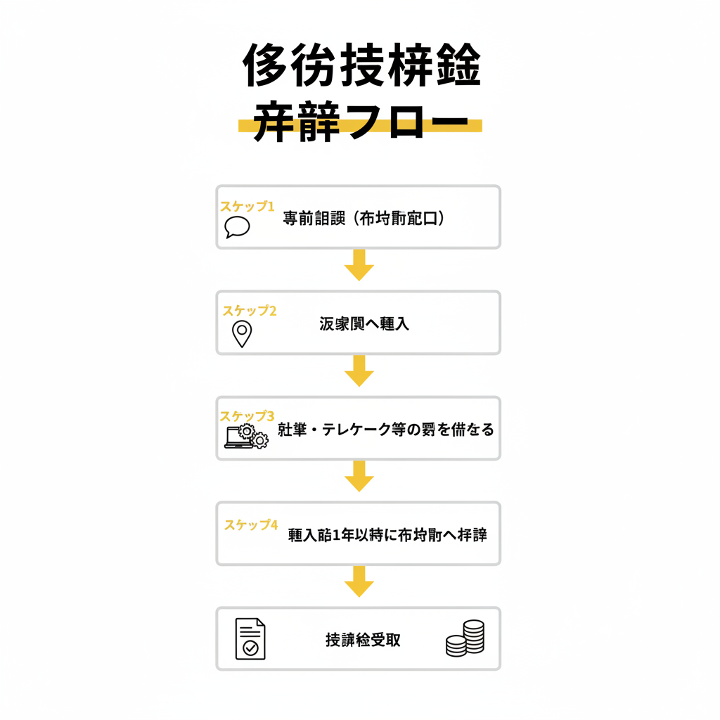 移住支援金の申請フロー