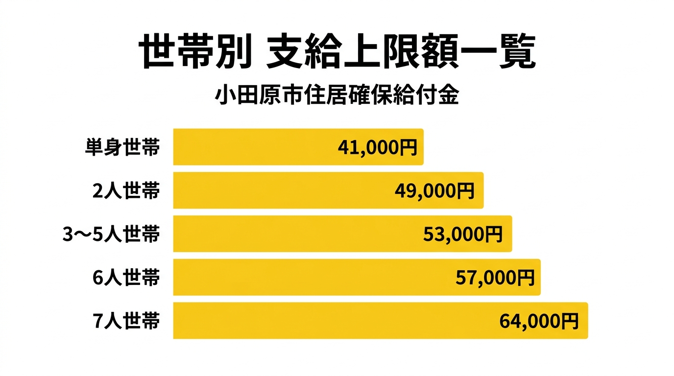 世帯別支給上限額 比較図