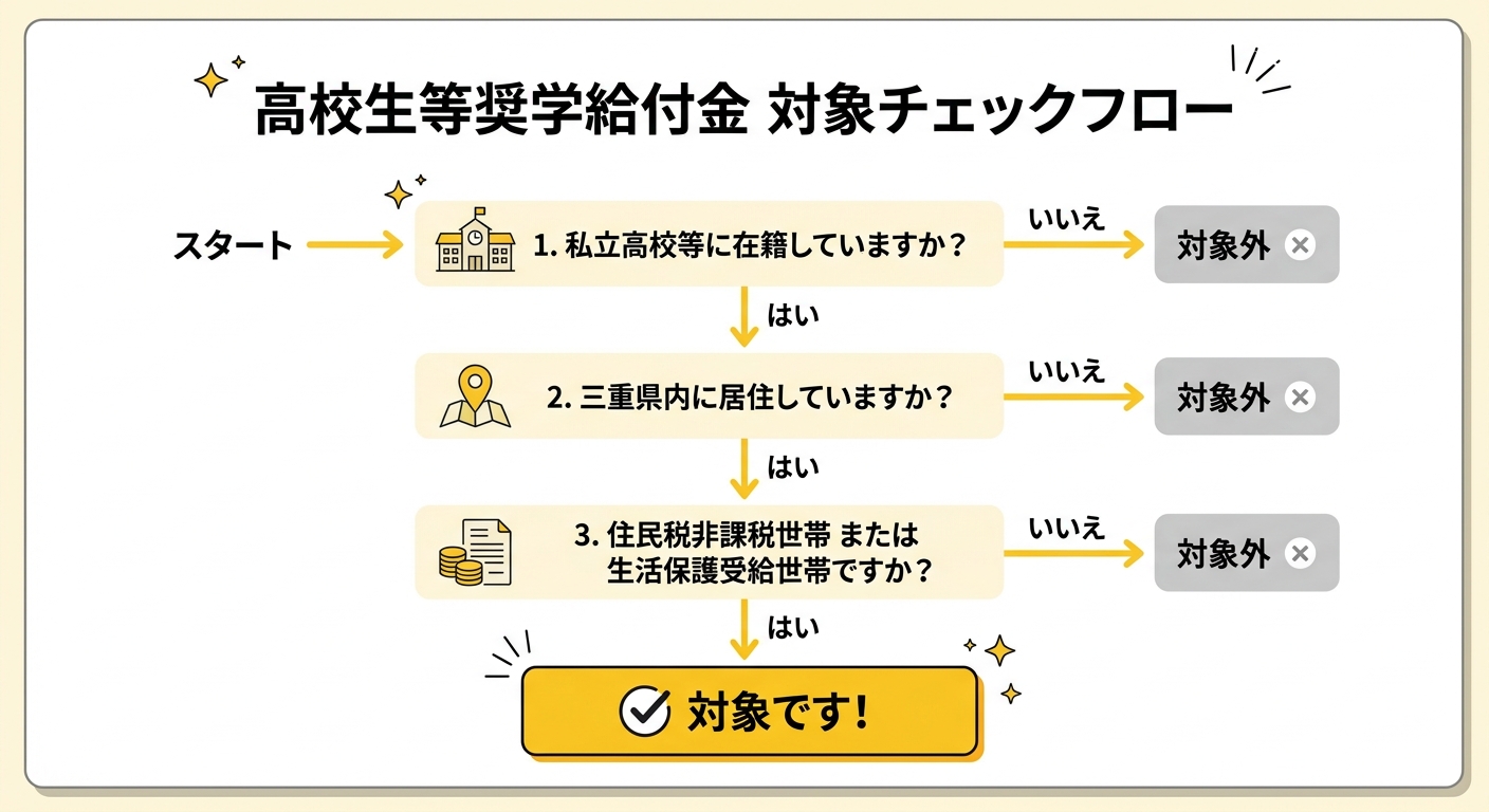 対象者チェックフロー