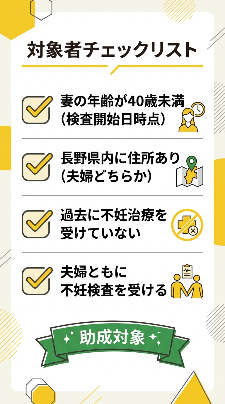 対象者チェックリスト