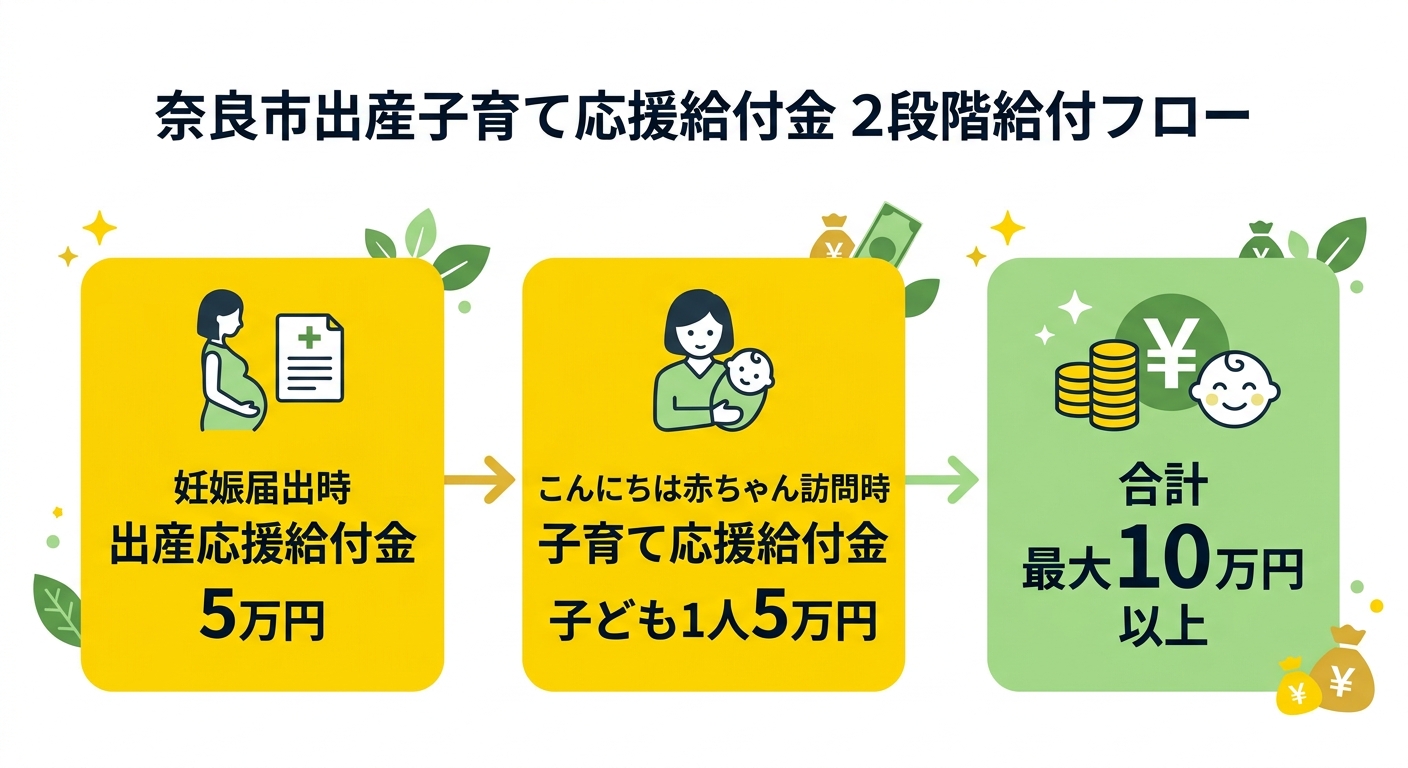 給付金2段階フロー図