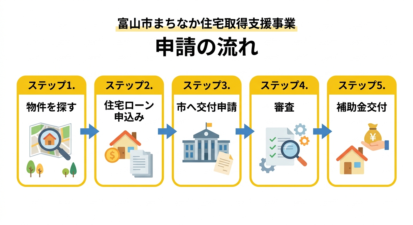申請フロー図