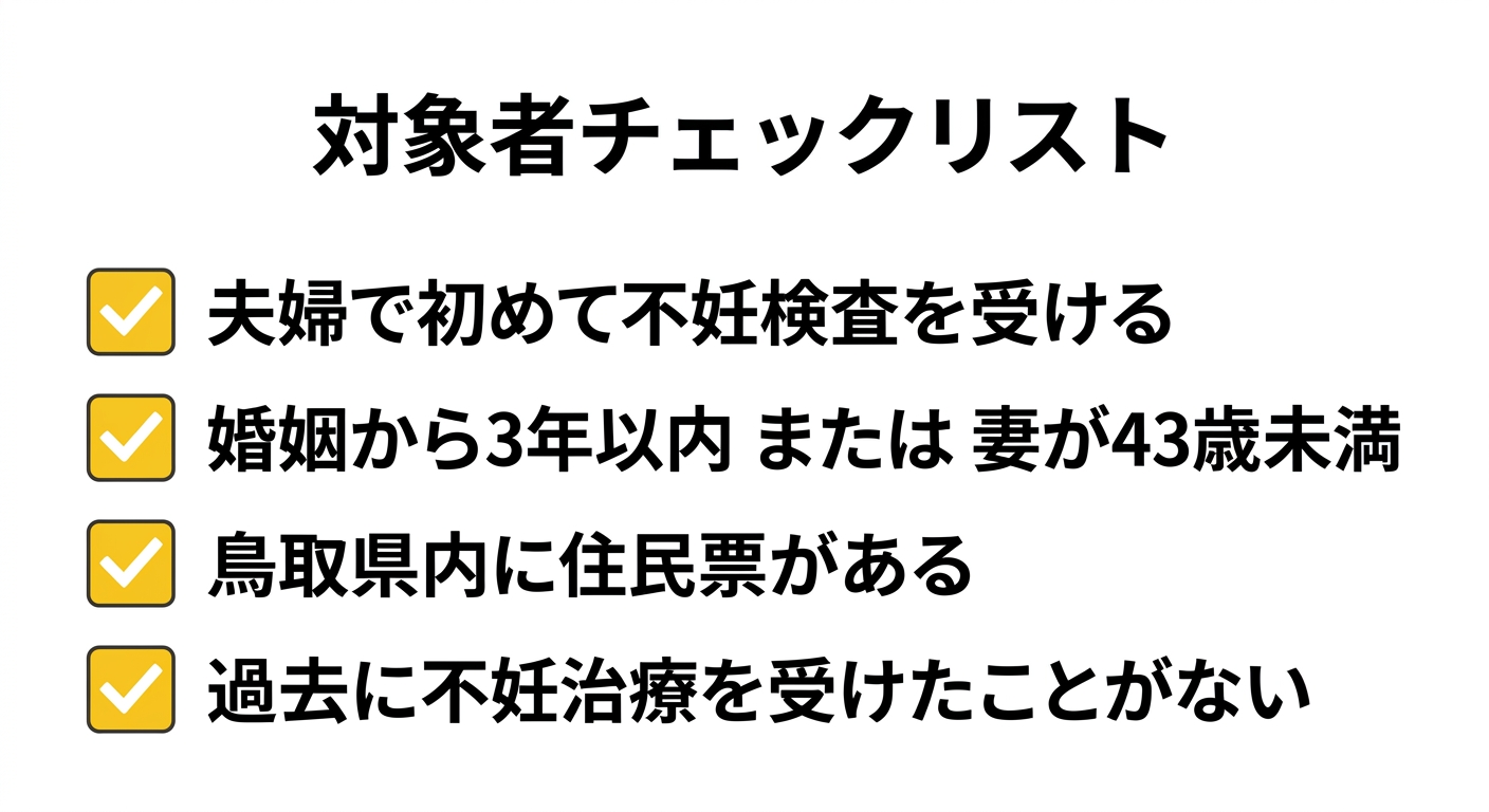 対象者チェックリスト