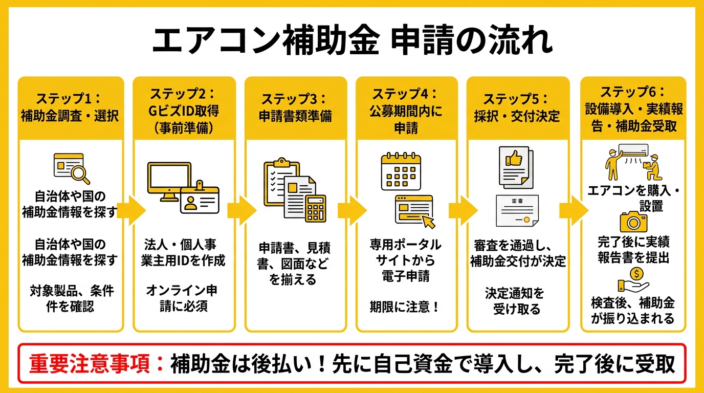 申請フロー図