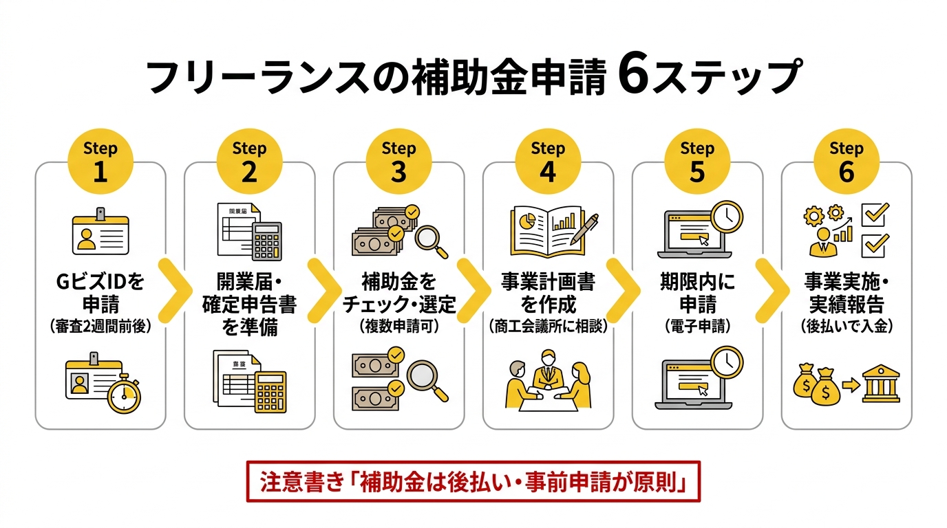 申請フロー図