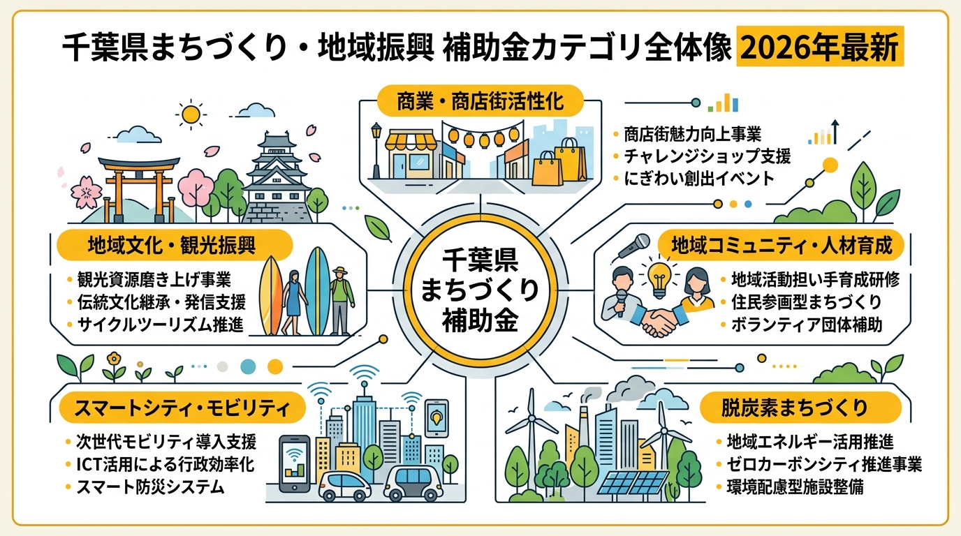 千葉県まちづくり補助金 全体像マップ