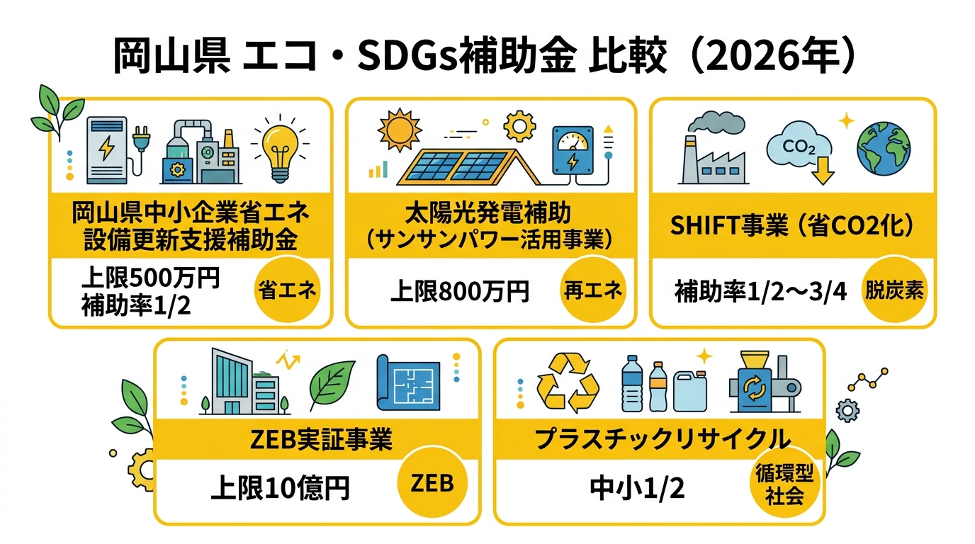 岡山県エコ・SDGs補助金 比較図