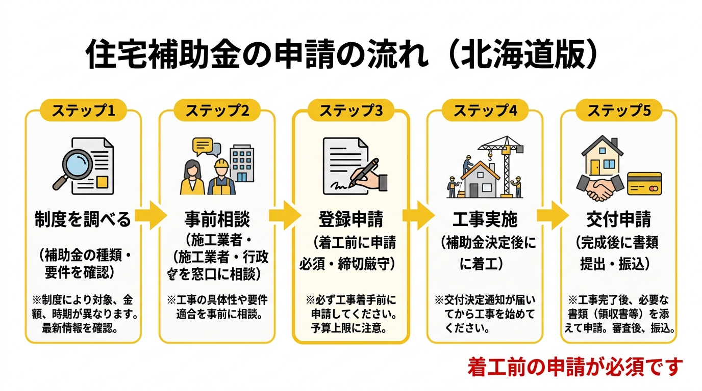 申請フロー図