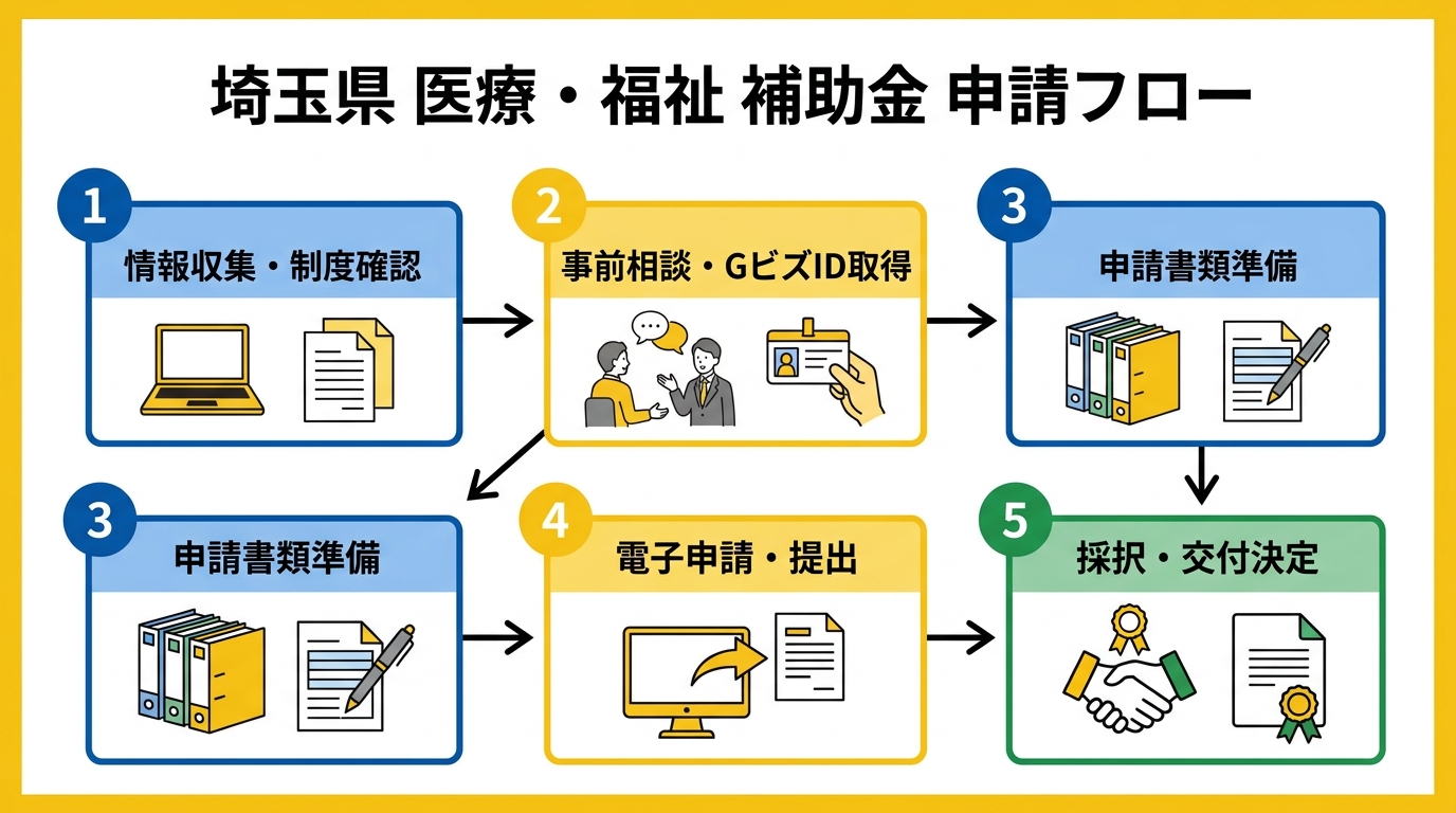 申請フロー図