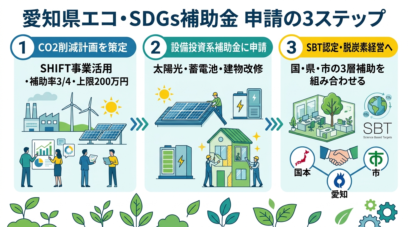 補助金種別フロー図