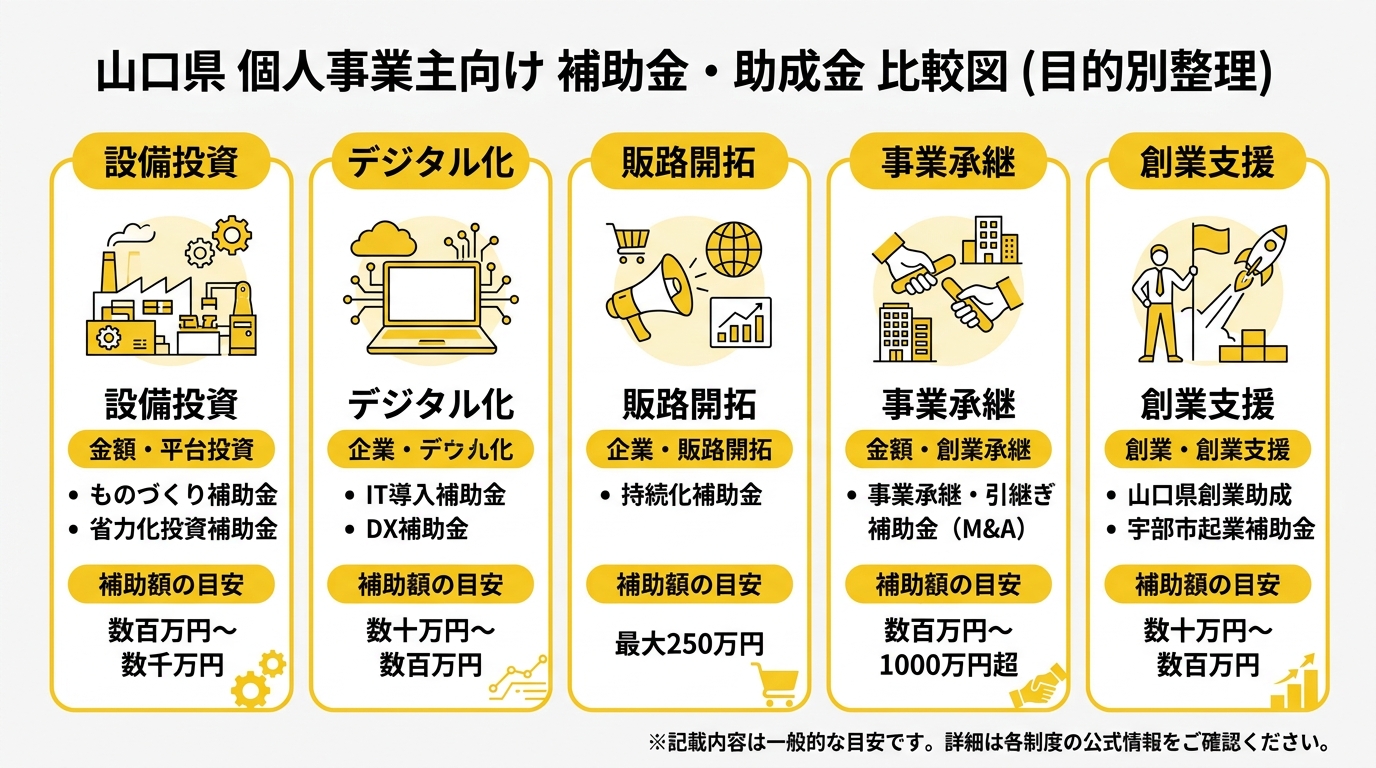 目的別補助金比較図
