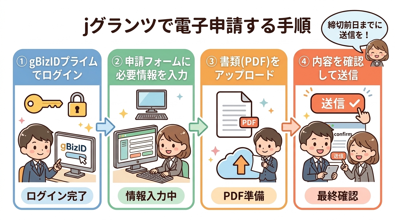 電子申請システムで申請する